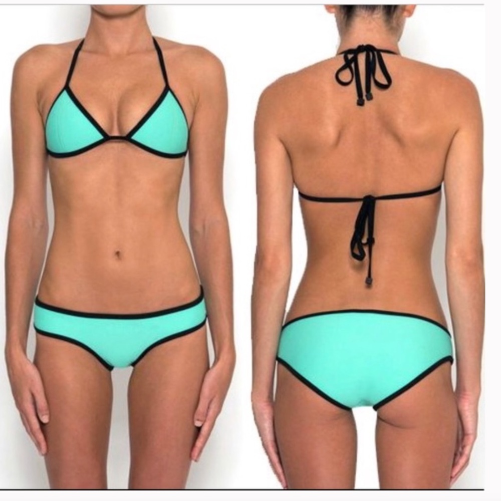 Triangl bikini Miami Mint